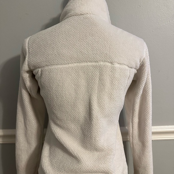Patagonia Women Polartec Pullover Fleece White Size XXS Woman 1/4 White Ivory - Picture 5 of 9